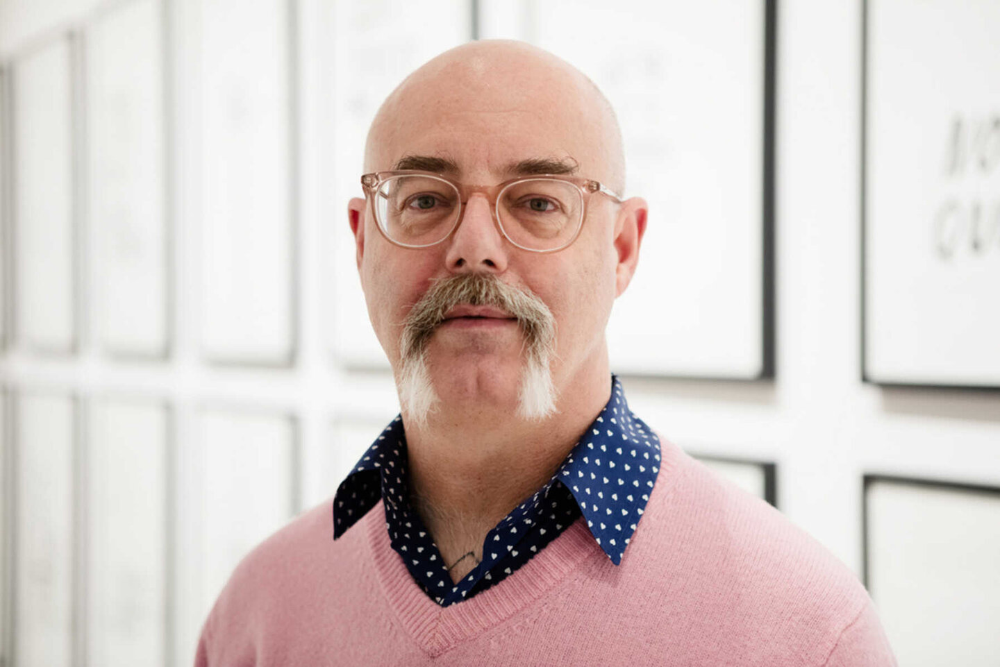 Steve Reinke portrait by Stephan Wyckoff